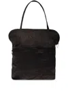 Yohji Yamamoto Leather Tote Bag In Black