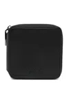 Yohji Yamamoto Leather Wallet In Black