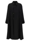 Yohji Yamamoto Light Wool Trench Coat Coats And Trench Coats Black In Black