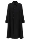 Yohji Yamamoto Light Wool Trench Coat Coats And Trench Coats Black In Black