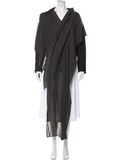 Pre-owned Yohji Yamamoto Linen Jacket In Gray