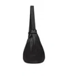 Yohji Yamamoto Logo-embossed Leather Backbag In Black