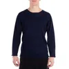 Yohji Yamamoto Logo-embroidered Jumper, Brand Size 3 (large) In Blue