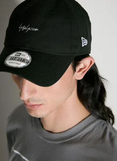 Yohji Yamamoto Logo Embroidery Baseball Cap In Black