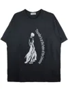 Yohji Yamamoto Short-sleeved T-shirt In Black