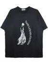 Yohji Yamamoto Short-sleeved T-shirt In Black