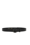 YOHJI YAMAMOTO YOHJI YAMAMOTO LOGO PRINTED BUCKLE BELT