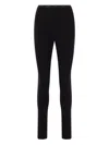 Yohji Yamamoto Logo-waistband Leggings In Black