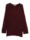 Yohji Yamamoto Long-sleeve T-shirt In Red