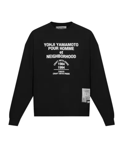 Yohji Yamamoto Long-sleeved Sweater In Black