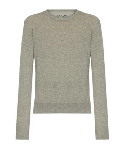 Yohji Yamamoto Long-sleeved Sweater In Gray