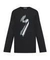Yohji Yamamoto Long-sleeved T-shirt In Black