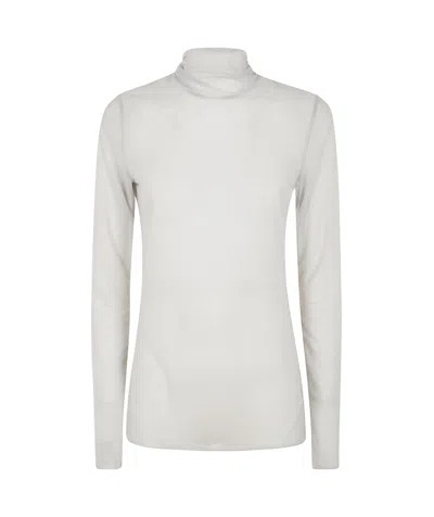 Yohji Yamamoto Turtleneck Top In White