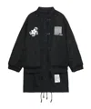 Yohji Yamamoto Long-sleeved Windbreaker In Black
