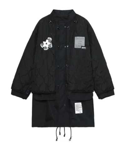 Yohji Yamamoto Long-sleeved Windbreaker In Black