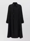 Yohji Yamamoto Light Wool Trench Coat Coats And Trench Coats Black In Black