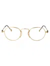 Yohji Yamamoto Look 008 Glasses In Gold