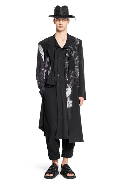 Yohji Yamamoto Man Black&white Coats