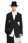 Yohji Yamamoto Man Black Blazers In Black