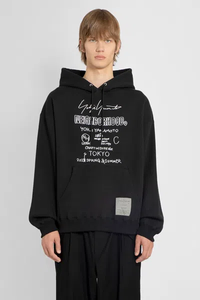 Yohji Yamamoto Black Neighborhood Edition Print Shirt In 2 Black