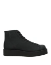 Yohji Yamamoto Man Sneakers Black Size 5 Cow Leather In Black