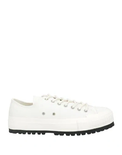 Yohji Yamamoto Man Sneakers Off White Size 6 Cotton