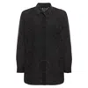 Yohji Yamamoto A-jq Cotton Blend Shirt In Black