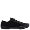 Yohji Yamamoto Low Top Lace-up Cotton Sneakers