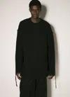 Yohji Yamamoto Cable-knit Sweater In Black