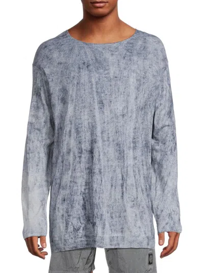 Yohji Yamamoto Men's Cotton-blend Crewneck Sweatshirt