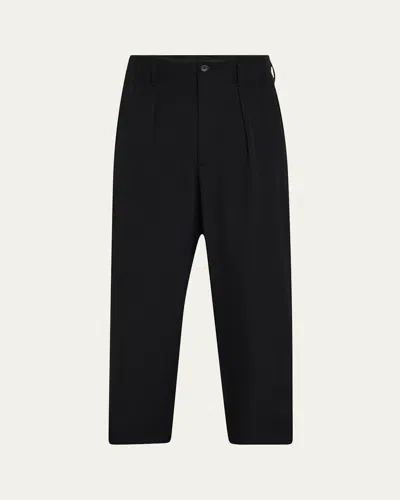 Yohji Yamamoto Men's Gabardine Coin-pocket Pants In 2 - Black