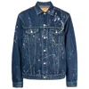 Yohji Yamamoto Patent Stain Jacket Casual Jackets And Parka Blue In Purple