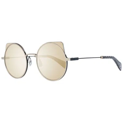 Yohji Yamamoto Men's Round Sunglasses In Gray