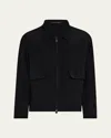 Yohji Yamamoto Black Gabardine Standard Jacket In 1 - Black