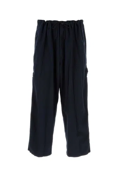 YOHJI YAMAMOTO MIDNIGHT BLUE COTTON PANT