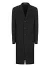 Yohji Yamamoto Multi-pocket Coat In Black
