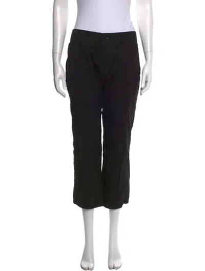 Pre-owned Yohji Yamamoto Noir 2012 Straight Leg Pants In Black