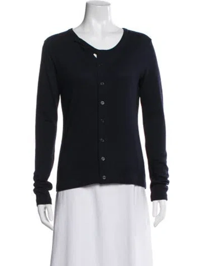 Pre-owned Yohji Yamamoto Noir 2019 Wool Sweater In Blue
