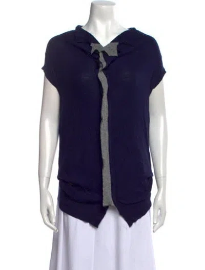 Pre-owned Yohji Yamamoto Noir Vintage 2004 Sweatshirt In Blue