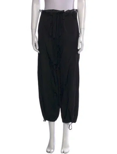 Pre-owned Yohji Yamamoto Noir Vintage Straight Leg Pants In Black