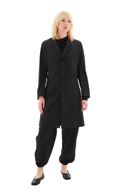 Yohji Yamamoto Ny Typewriter Work Shirt Jacket In Black