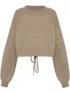 Yohji Yamamoto Open-back Jumper In Neutrals