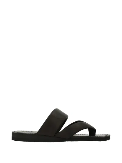 Yohji Yamamoto Open-toe Sandals In Black