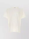 Yohji Yamamoto Oversized Graphic Print Crew Neck T-shirt In White
