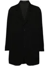 Yohji Yamamoto Single-breasted Blazer In Black