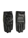 Yohji Yamamoto Padded Panel Gloves In Black