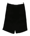 Yohji Yamamoto Padded Short Pants In Black