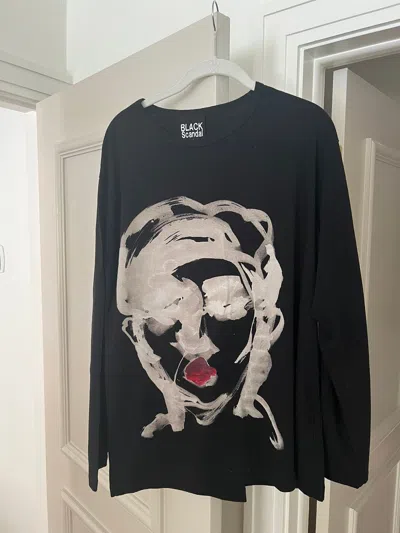 Pre-owned Yohji Yamamoto Painted Lady Shirt Limited To Hong Kong In Black