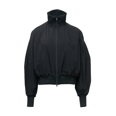 Yohji Yamamoto Paneled Blouson In Burgundy