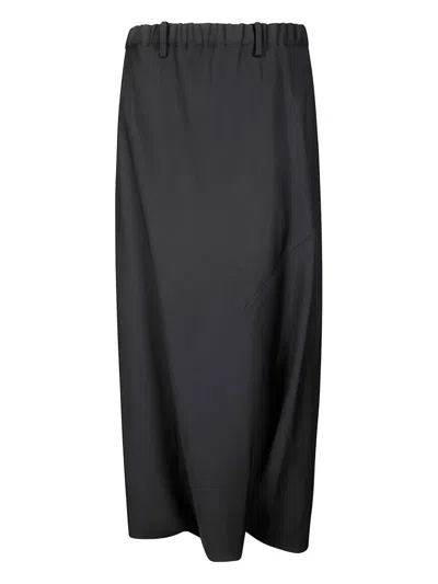 Yohji Yamamoto Paneled Trousers In Black